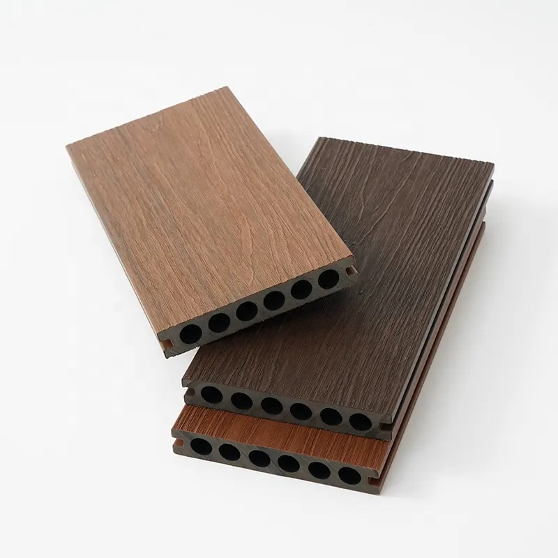 Capped Wood Plastic Decking Composite High Quality Exterior Outdoor WPC Flooring Decking