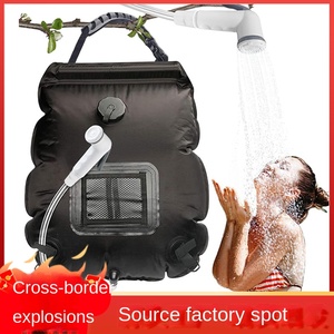 Logo OEM 20L Grand sac à eau carré portable d'extérieur Alpinisme PVC <span class=keywords><strong>Douche</strong></span> <span class=keywords><strong>solaire</strong></span> Bain Camping Multifonction - Product Image 2