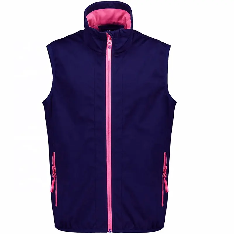 Custom Design Softshell Gilet Mouwloos Jasje Voor Dames Softshell Vest Bodywarmer