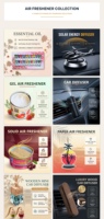 Désodorisant en spray sans alcool pour voiture, parfum léger longue durée, pour le commerce transfrontalier