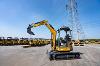 Nouvelle pelle excavatrice compacte chinoise Xe27u de 2,7 tonnes en caoutchouc, en stock, en promotion