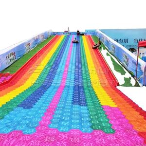 Tobogán de arcoíris de tamaño personalizado, Tobogán de arcoíris de plástico grande a la venta - Product Image 1