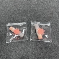 Sacs mini-zippés transparents en PVC multi-usages, finition givrée, pour présentation de bijoux, étanches, en polyéthylène, petits sacs refermables