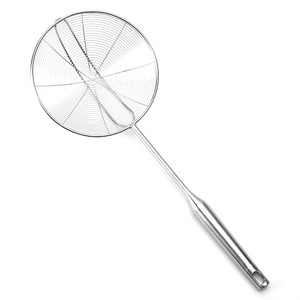 Passoire en acier inoxydable 201 à mailles fines pour cuisine, idéale pour la friture, les nouilles et le drainage des plats chauds - Product Image 2