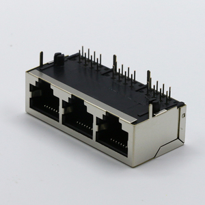 Nữ <span class=keywords><strong>RJ45</strong></span> che chắn mạ vàng 10-Core Modular cắm đa cổng mặt bích núi Ethernet nối cho internet chất lượng cao jack - Product Image 5