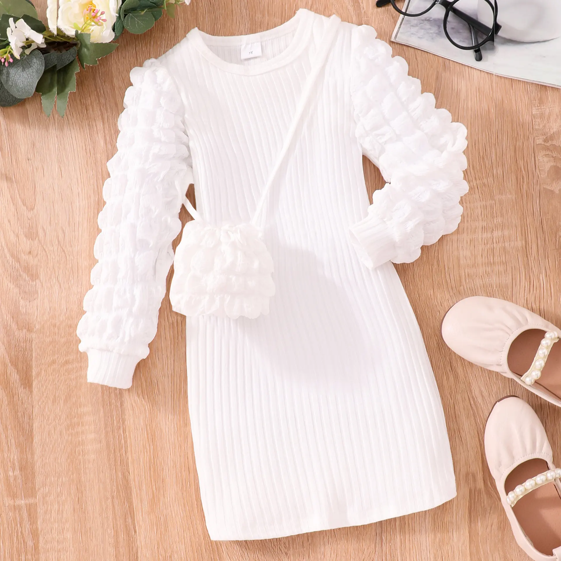 3 4 5 6 7 8 Years Summer Short Sleeve Midi Dress Kids Girl Clothes Baby Girl Bodycon Dress Party Children Wrap Tight Dresses