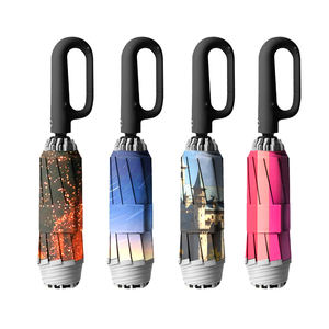 Parapluie inversé de haute qualité à double couche, résistant au vent, parapluie pliant automatique - Product Image 2