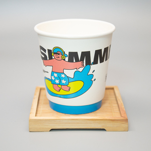 Phân hủy thấp moq <span class=keywords><strong>Hong</strong></span> <span class=keywords><strong>Kong</strong></span> cốc trà sữa đôi tường Giấy Ly Cà Phê Đôi tường Cà Phê Cốc giấy với nắp - Product Image 4