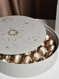 Sang Trọng Đôi Mở Xoay Cứng Nhắc Kẹo Sô Cô La Ngày Bóng Hộp Giấy Đám Cưới Giáng Sinh Sô Cô La Kẹo Hộp Quà Tặng Bao Bì - Product Image 2