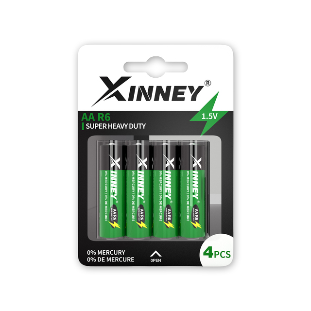 Factory Direct R6 AA Zinc Carbon Battery 1.5V-Low-Cost Reliable Power for Remote Control Power Tools & Consumer Electronics