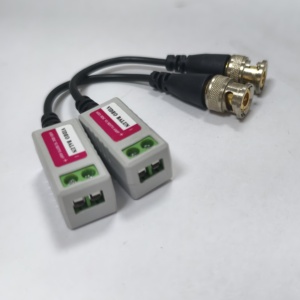 Convertisseur passif coaxial BNC vers RJ45 1 canal, balun vidéo HD, émetteur à paire torsadée - Product Image 4