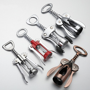 Stainless Steel Wine Opener Multi Functional Bottle Opener For Red Wine Beer Opening Tool With Corkscrew And Lever Design - Product Image 2