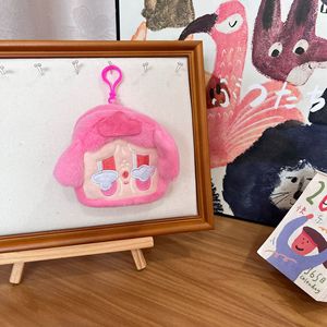 Mayorista Mini Cry Baby Plush Monedero Llavero Cute Fat Face <span class=keywords><strong>Little</strong></span> Girl Muñeco de peluche Bolsa Colgante Llavero - Product Image 3