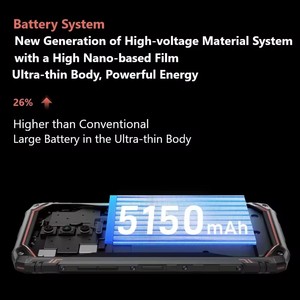 <span class=keywords><strong>Smartphone</strong></span> Original DOOGEE Blade 10 Pro Robuste Android 14 16 Go + 256 Go Téléphone Portable <span class=keywords><strong>Incassable</strong></span> Écran HD+ de 6,56'' 5150 mAh - Product Image 4