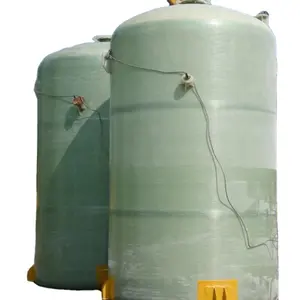 Kimyasal FRP GRP fiberglas hidroklorik asit konteyner depolama tankı