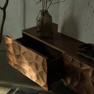 Stylish Ella TV Unit Featuring Sleek Design <b>Strong</b> Build Quality Ample Storage <b>Shelves</b> Sophisticated Look Ideal For Modern Home - Product Image 4