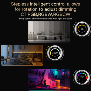 Interruptor de Pared Inteligente LTECH, Interruptor Inteligente con Perilla para Hotel, Atenuación Gradual por Wifi, Panel de Control para <span class=keywords><strong>Asistente</strong></span> Doméstico, Interruptor Inteligente para Casa Inteligente Zigbee - Product Image 3