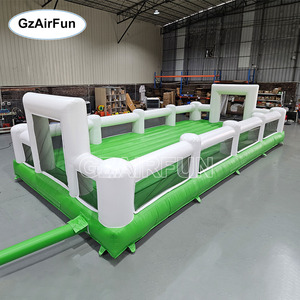 Campo <span class=keywords><strong>de</strong></span> <span class=keywords><strong>Fútbol</strong></span> Inflable Comercial, Material <span class=keywords><strong>de</strong></span> PVC Blanco/Verde, Red <span class=keywords><strong>de</strong></span> Seguridad, Tamaño Personalizable para Niños y Adultos, Uso en Exteriores y <span class=keywords><strong>Alquiler</strong></span> - Product Image 4