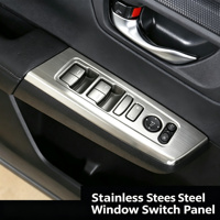 Panel Decorativo de Acero Inoxidable Premium para el Interruptor de Ventanillas, Modificación Interior del Automóvil para Honda 23-26