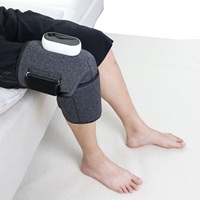 Neues tragbares Großbild-LCD-Smart Smart Neues wiederauf lad bares Vibrations heizungs luft kompressor Elektrisch beheiztes Knie massage gerät mit Wärme