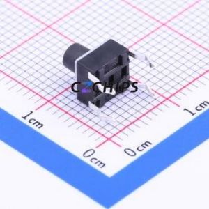 KAN0611-0701B-C Tactile Switch Through hole Component THT-4P,6x6mm Switch Single Pole Single Throw Round Button Through Hole 6mm - Product Image 2