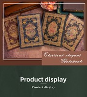 Carnet d'exercices classique vintage Flower Dance, couverture rigide, autres matériaux de couverture, extra épais, pour examens scolaires, papeterie étudiante, cadeau de luxe