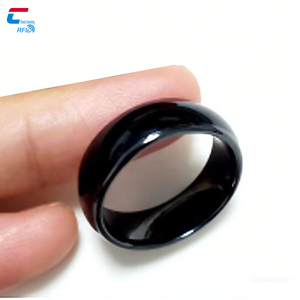 13.56Mhz Keramische Rfid <span class=keywords><strong>Smart</strong></span> Nfc Sleutel Vinger Ring Nfc Auto Sleutelhanger Voor Tesla Model <span class=keywords><strong>3</strong></span> Model Y - Product Image 5