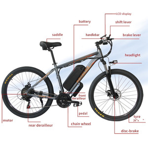 Envío Gratis, Stock en la UE, Bicicleta Eléctrica de Montaña KETELES K820 con Motor de 1000W, Batería de Litio de 18AH, 29 Pulgadas, K820 E-bike - Product Image 1