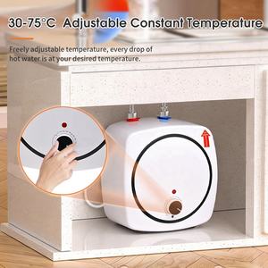 <span class=keywords><strong>Chauffe</strong></span>-<span class=keywords><strong>eau</strong></span> électrique à accumulation rapide 1500W/2000W, 220V, étanche IPX4, 8L, <span class=keywords><strong>sous</strong></span> évier, pour camping-car et hôtel - Product Image 1