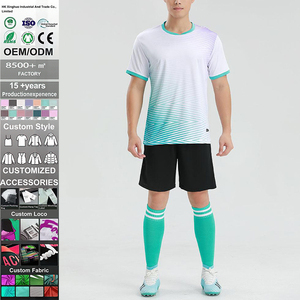 ชุดฟุตบอลบริทตันสั่งทำขายส่งจากโรงงาน ชุดยูนิฟอร์มฟุตบอลชาย แขนสั้น พิมพ์ลาย ระบายอากาศได้ดี - Product Image 1