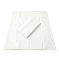 Hochwertige Serviette Pure White Linen Feel Custom Logo 1 PLY Tasche Gold Silber bedruckte Servietten für Party