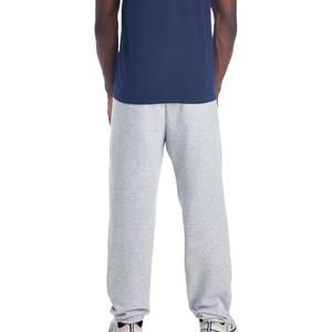 Pantalones de chándal acampanados personalizados con cintura media elástica Pantalones de chándal transpirables informales Pantalones de hombre con diseño de retazos - Product Image 2