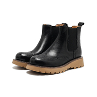 Bottines à talons hauts imperméables vintage élastiques pour femmes - Légères et respirantes pour un confort optimal