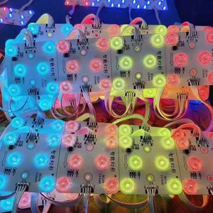 Módulo de Luz LED Inteligente RGB SMD3030 de 24 V CC, 6 LED por Placa, 68 x 68 mm, 4 W, Blockchain, IP20, Lente de Reflexión Difusa, Luz para Letreros - Product Image 3
