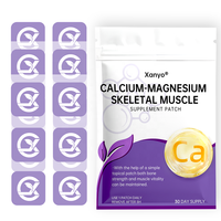Nouveaux produits : Patch auto-adhésif D3/K2 Calcium pour la santé osseuse, à libération prolongée de calcium et magnésium, étiquette privée OEM