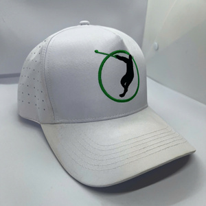 Casquettes vierges 5 panneaux en gros, personnalisables avec logo, pour le surf, la plage, imperméables, de golf, de baseball en silicone, casquettes de sport - Product Image 3