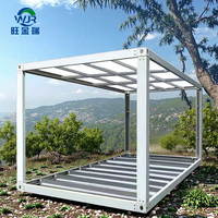 Rumah Kontainer Modular Prefabrikasi Baja yang Dapat Disesuaikan dan Dilepas Pasang, Desain Model 3D Modern Abad Pertengahan, Pemasangan Cepat untuk