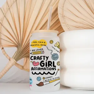 น่ารักลาตินา<span class=keywords><strong>Cafecito</strong></span>สาว 16 ออนซ์UV DTFถ้วยห่อโอนสติกเกอร์ที่กําหนดเองป้ายDIYโลโก้กันน้ําสําหรับLibbeyแก้วสามารถJM - Product Image 5