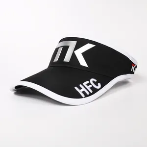 Fabrika özel yüksek kalite Unisex Polyester TPU yama logosu balıkçılık tenis kap 3D nakış ağız güneşlik şapka