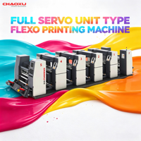 Machine d'impression flexographique à servomoteurs complets avec sécheur UV pour films d'emballage souples