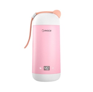 <span class=keywords><strong>Chauffe</strong></span>-lait portable en acier inoxydable pour bébé, recharge USB Type-C, sans fil, contrôle de température constant, préparation du lait - Product Image 5