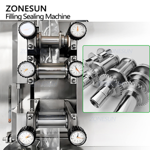 ZONESUN ZS-LX120 Máquina de Llenado y Sellado de Sobres Automática de Alta Velocidad VFFS con Servomotor para Aderezos, Salsas Picantes, Pastas y Líquidos - Product Image 6