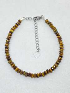 Yellow Tiger Eye <b>Bracelet</b> Natural Crystal Adjustable <b>Bracelet</b> Healing <b>Bracelet</b> Meditation Yoga Birthstone Friendship <b>Bracelets</b> - Product Image 6