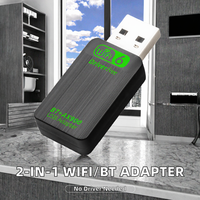 Adaptateur WiFi USB 2 en 1 sans pilote 900 Mbps double bande 5 GHz 802.11ac BT 4.2 Carte réseau sans fil externe en stock