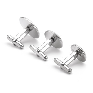 Prezzo all'ingrosso portamonete con polsino rotondo del cliente in acciaio inossidabile con lunetta vuota - Product Image 2