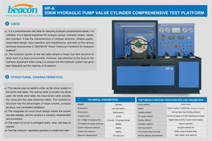 เครื่องทดสอบไฮดรอลิก HP-A สำหรับขาย อุปกรณ์ทดสอบปั๊มไฮดรอลิกแบบพกพา ออกแบบมาเพื่อการทดสอบแรงดันน้ำ - Product Image 6
