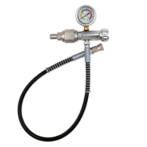 PCP <span class=keywords><strong>Paintball</strong></span> DIN Fit HP Air Filling Station Adaptateur de recharge 4500PSI vers réservoir de plongée avec connexion CGA347 et tuyau de 24 pouces - Product Image 1