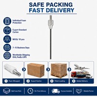 Sondes plates en fibre de carbone SD2.0mm : Multi-spécifications, ultra-légères, haute rigidité, faible déviation, filetage M2.5, personnalisables OEM ODM