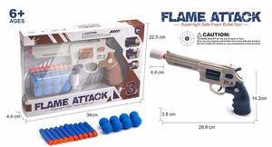 Pistola de Juguete Manual de Aire Comprimido EPT Flame Attack, Juego de Pistola de Dardos de Espuma Segura con Munición para Niños de <span class=keywords><strong>6</strong></span> Años en Adelante - Product Image 2