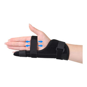 Eenvoudig aanpasbare comfortabele metalen vingerspalken, universele maat spalk voor gebroken vinger - Product Image 1